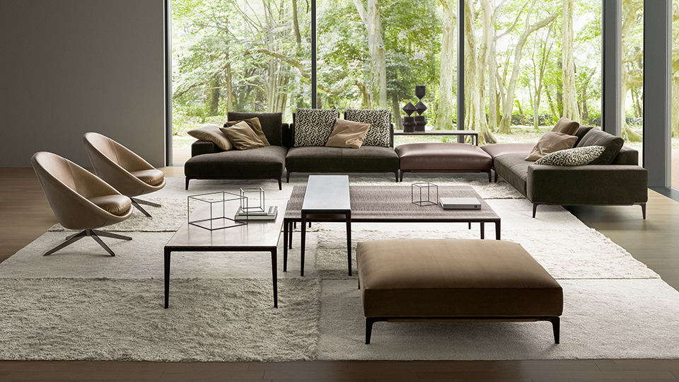 春♡真っ盛りセール◇arflex　A SOFA　MEDIUM　|　カウチソファ arflex 公式通販】A・SOFA es エー・ソファー エス / ファブリック